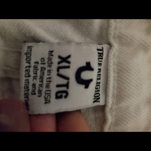 True Religion White shorts overall , - Picture 2 of 3